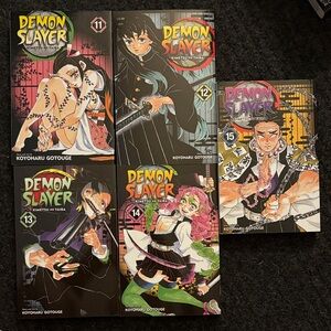 Demon Slayer Manga Volumes 11-15